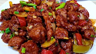 Restaurant Style Chili Chicken with Secret Tips  Dry Chicken Chilli Recipe [upl. by Paschasia]