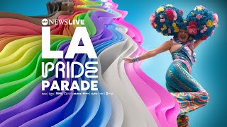 LIVE  Los Angeles LGBTQ Pride Parade 2024 Californians mark Pride month with annual celebration [upl. by Waxman246]