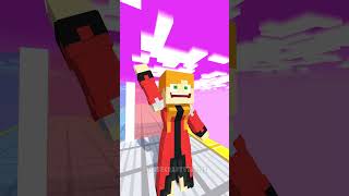 Love Run Alex and Noob Girl  Imagine Dragons minecraft shorts fyp [upl. by Nova]