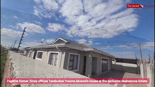 Fugitive former Zimra official Tambudzai Yvonne Musonis house at the exclusive Mabvazuva Estate [upl. by Melak]