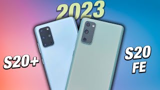 Samsung Galaxy S20 Plus vs S20 FE in 2023  Which one should you BUY [upl. by Asus]