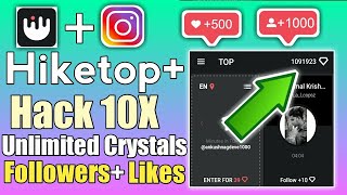 How To Get Unlimited Hiketop CrystalHiketop Unlimited Crystal TrickHiketop Crystal Kaise Kamaye [upl. by Toma]