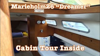 Marieholm26 Folkboat Sailing Vlog Transforming The Cabin With Sea4see [upl. by Rosol]