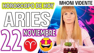 SE APROXIMA UN CAMBIO BUENO 🔴MHONI VIDENTE 🔮 Horóscopo de hoy ARIES 22 de NOVIEMBRE 2024 ❤️ monhi [upl. by Eilsehc]