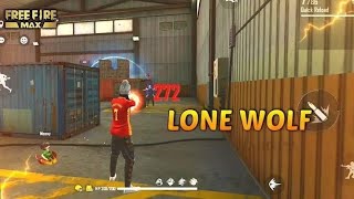 FREE FIRE 🔥MAX  OP ONETAP CHALLENGE IN LONE WOLF  HIGHLIGHTS [upl. by Einaffyt]