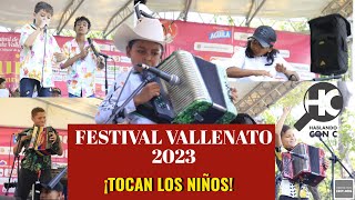 Comenzó el FESTIVAL VALLENATO 2023  Acordeoneros Infantil y Juvenil [upl. by Hayotal]