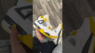 DETAILED LOOK Jordan 4 Retro Vivid Sulfur Set to release on April 6th in women’s sizing cop or drop [upl. by Gabel]