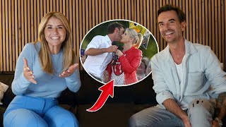 Florian Silbereisen und Beatrice Egli beide glücklich küssend auf der Bühne [upl. by Anerbas]