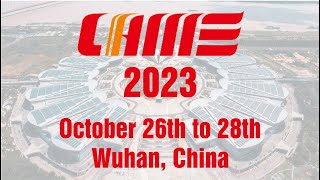 CIAME 2023 Wuhan China [upl. by Juliane]