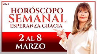 HORÓSCOPO DEL 2 AL 8 DE MARZO 2024  ESPERANZA GRACIA [upl. by Eugenle137]