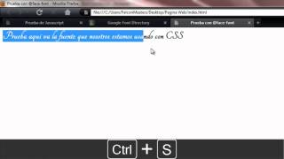 CSS Como poner cualquier tipografiafuente en tu web  FontFace [upl. by Ramsa]