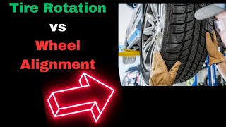 Tire Rotation vs Alignment Differences Explained [upl. by Adnirb]