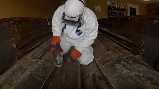 Grinding and Sanding The Hull  Project GlastronVlog 6 [upl. by Nojed]