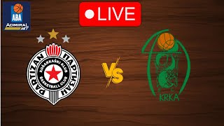 🔴 Live Partizan vs Krka  Live Play By Play Scoreboard [upl. by Ycrem]