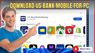 📲 How to Install and Download US Bank Mobile App for PC  Windows 111087  StepbyStep Guide [upl. by Nohtanoj]