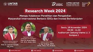 Research Week 2024  Senin 18 November 2024 [upl. by Itsrejk990]