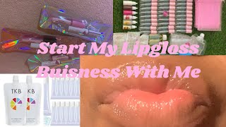 Start My Lipgloss Business With Me 2024 [upl. by Ardiedak298]