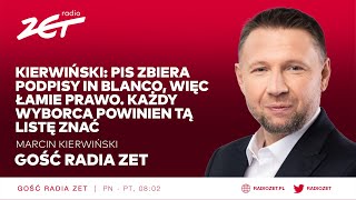 Gość Radia ZET  Marcin Kierwiński [upl. by Nairrad]