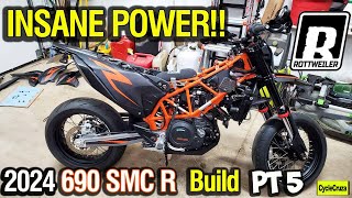 2024 KTM 690 SMC R BUILD EP05  Rottweiler Intake  SAS Removal  Fuel Dongle [upl. by Curzon]