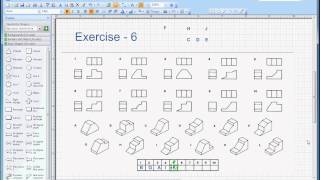 Isometric Drawing  Exercise 6 [upl. by Rochelle]