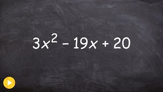 Learn how to factor a trinomial factoring practice [upl. by Haelak]