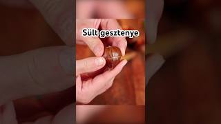 Süssünk gesztenyét 🌰 recept tastyfood foodhacks [upl. by Cyrilla]