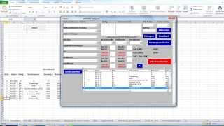 Buchführung Buchführungsprogramm auf Basis einer Excel Datei VBA Programmierung [upl. by Enniroc]