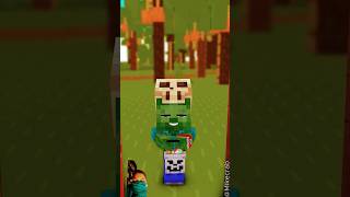 What REALLY Happens When Zombie Go Trick or Treating Transfrom Watch shortsvideo minecraft [upl. by Hulburt]