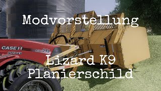 LS22 Mods Ps4 Lizard K9 Planierschild Modvorstellung Ps4Ps5XbsXb1PCMac [upl. by Eddra]