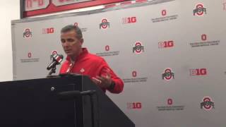 Urban Meyer news conference Oct 31 [upl. by Arobed]