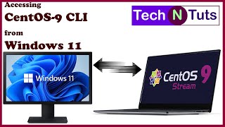 Accessing CentOS9 CLI from Windows StepbyStep Guide [upl. by Dawes]