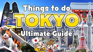 Things to do in Tokyo Japan  Ultimate Travel Guide  Shibuya Shinjuku Tsukiji Ginza Asakusa [upl. by Irihs76]