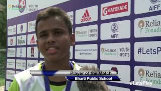 RFYS Delhi Jr Boys  JKG International School vs Bharti Public School Coaches amp Player Interview [upl. by Imelda]