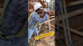 How to Use Dumpy Level Preparation of PreAssembly Bed [upl. by Cayser]