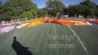 Thermal flying near the trees is not for beginners [upl. by Ecidnarb]