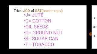 TRICK TO REMEMBER CASH CROPS FOOD CROPS amp PLANTATION CROPS TripleSClasses JKExamCracker [upl. by Paulita]