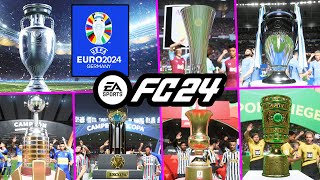 EA SPORTS FC 24  ALL 24 LICENSED COMPETITIONS ft NEW amp MORE [upl. by Einnaoj]