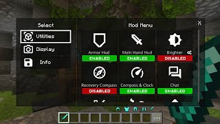 The Best UI Pack for Minecraft PE 121 [upl. by Ayal980]