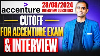 🔥ACCENTURE 28082024 Interview Questions  Accenture Exam Cutoff 🔥 [upl. by Myranda81]