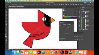 Cardinal Logo Tutorial in Illustrator [upl. by Marks]