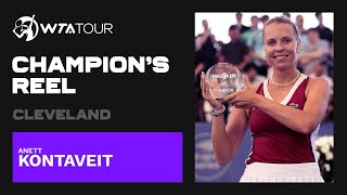 Anett Kontaveit  2021 Cleveland  WTA Champions Reel [upl. by Midan]