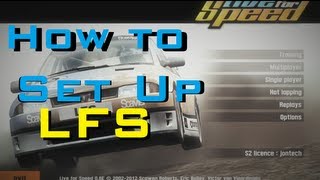 How to  Correctly set up Live for Speed with Force Feedback Racing steering wheel tutorial S2 06E [upl. by Aziul992]