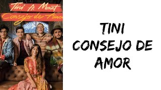 TINI  Consejo de amor feat Morat letra [upl. by Yrannav]