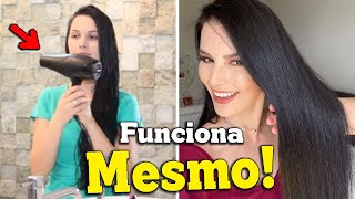 COMO EU SECO MEU CABELO REDUZINDO O TEMPO PELA METADE por Julia Doorman [upl. by Htbazile]