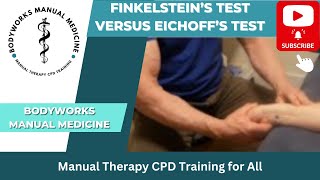 Finklesteins Test vs Eichoffs Test [upl. by Etnuahc]