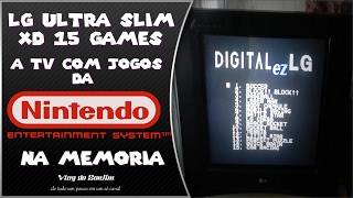 LG Ultra slim XD 15 Games a TV com Jogos da Nintendo na memoria [upl. by Gardel173]