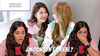 ¿MOONSUN ES REAL  Moonbyul amp Solar de Mamamoo  REACCIÓNREACTION [upl. by Eimor]