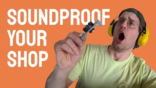 How to SOUNDPROOF your basement workshop ep03 [upl. by Ahsinat]