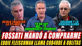 EDDIE FLEISCHMAN DICE QUE FOSSATI quiso COMPRARLO para que YA NO LO CRITIQUE en la SELECCION PERUANA [upl. by Evania]