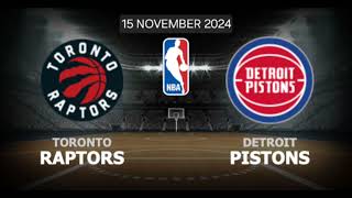 Toronto Raptors VS Detroit Pistons  NBA Match Prediction  Basketball Match Prediction [upl. by Ezechiel582]